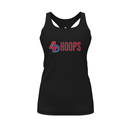 [FT0TRBBK-FYS-LOGO1] Decker Racerback Tank Top (Female Youth S, Black, Logo 1)
