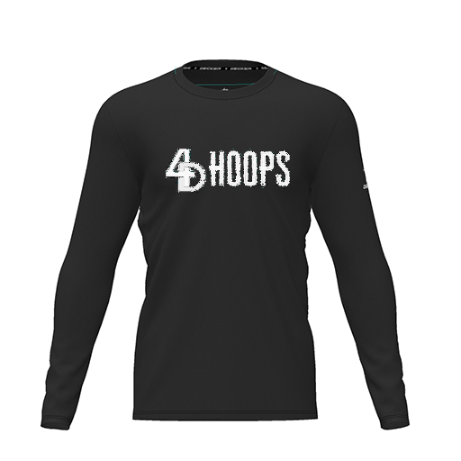 [CUS-DRIF-TEES-PER-CNK-LSL-BLK-YXS-LOGO1] Dri Fit Performance T-Shirt (Youth XS, Black, Logo 1, Long Sleeve)