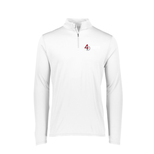 [2785.005.S-LOGO3] Men's Flex-lite 1/4 Zip Shirt (Adult S, White, Logo 3)