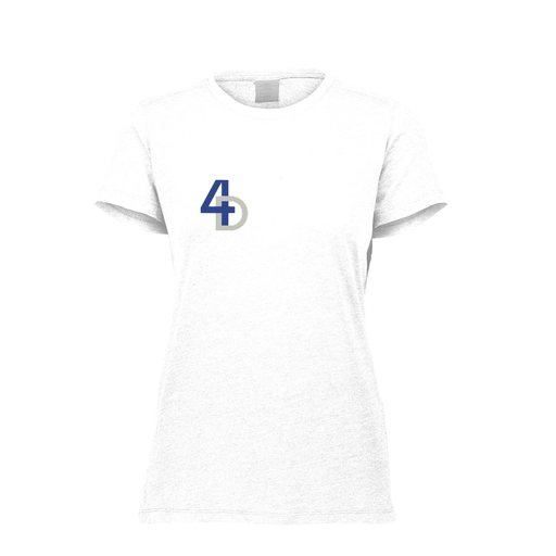 [FTSCUBWH-FAXS-LOGO3] Decker Women's Tri-Blend T-Shirt - Short Sleeve (Female Adult XS, White, Logo 3)