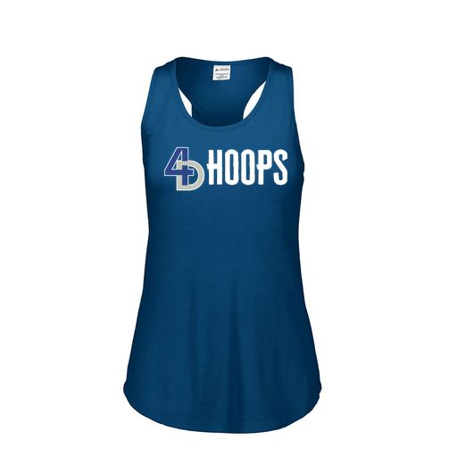 [3078.U22.S-LOGO3] Ladies Tri Blend Tank Top (Female Adult S, Navy, Logo 3)