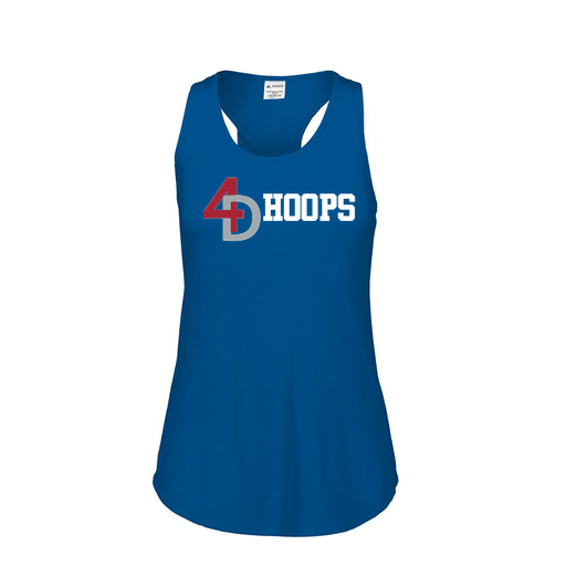 [3078.U55.S-LOGO3] Ladies Tri Blend Tank Top (Female Adult S, Royal, Logo 3)