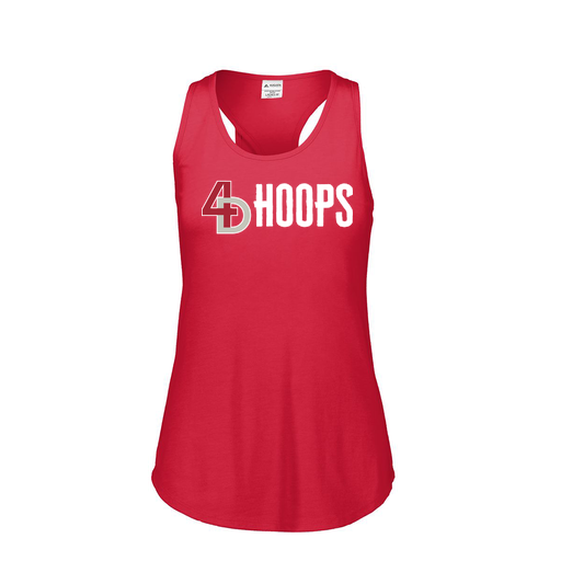 [3078.V96.S-LOGO2] Ladies Tri Blend Tank Top (Female Adult S, Red, Logo 2)