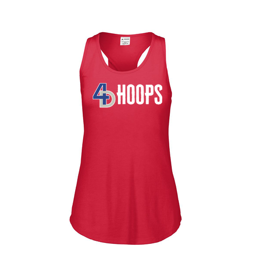 [3078.V96.S-LOGO3] Ladies Tri Blend Tank Top (Female Adult S, Red, Logo 3)