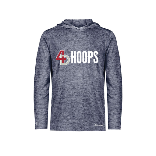 [FOLHCGNV-AS-LOGO2] Decker Men's Charge Hoodie (Adult S, Navy, Logo 2)