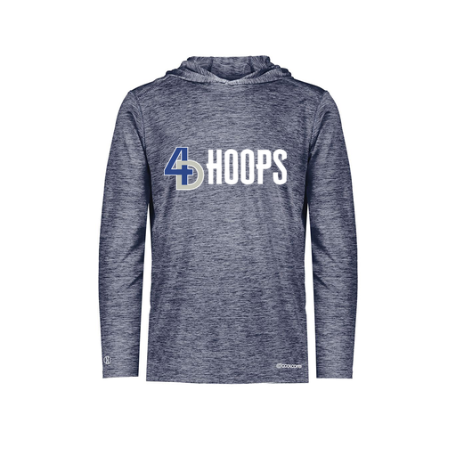 [FOLHCGNV-AS-LOGO3] Decker Men's Charge Hoodie (Adult S, Navy, Logo 3)