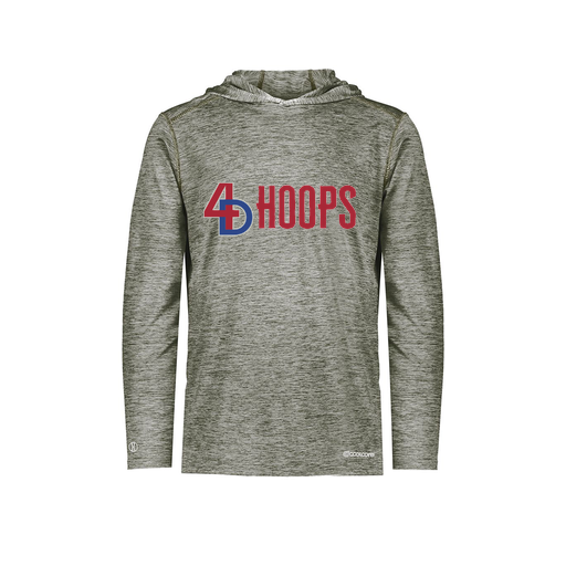 [FOLHCGGY-AS-LOGO1] Decker Men's Charge Hoodie (Adult S, Gray, Logo 1)