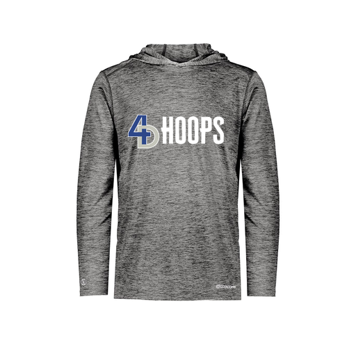 [FOLHCGBK-YS-LOGO3] Decker Youth Charge Hoodie (Youth S, Black, Logo 3)