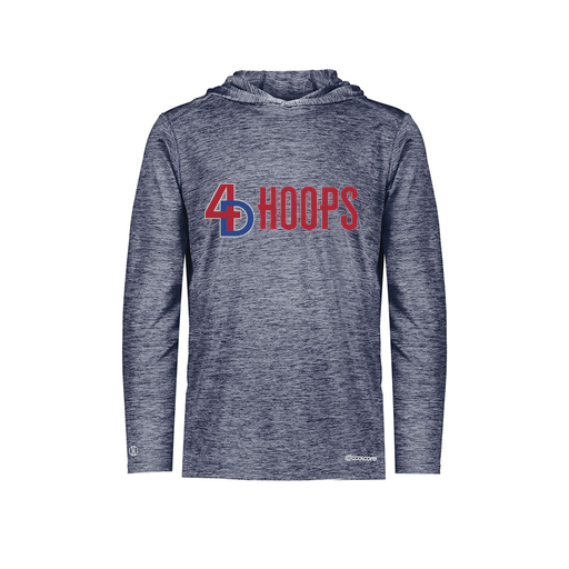 [FOLHCGNV-YS-LOGO1] Decker Youth Charge Hoodie (Youth S, Navy, Logo 1)