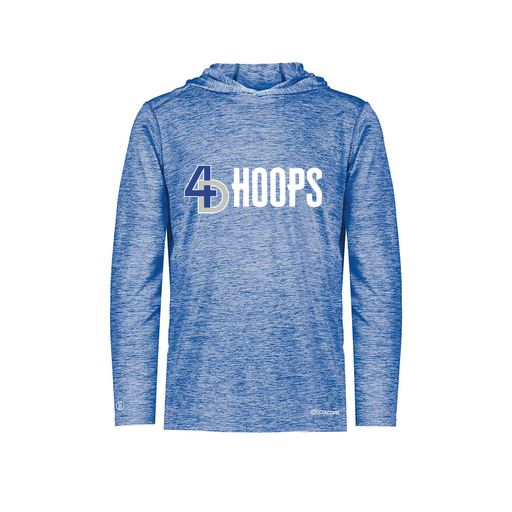 [FOLHCGRY-YS-LOGO3] Decker Youth Charge Hoodie (Youth S, Royal, Logo 3)