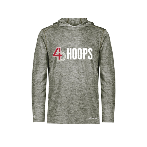 [FOLHCGGY-YS-LOGO2] Decker Youth Charge Hoodie (Youth S, Gray, Logo 2)