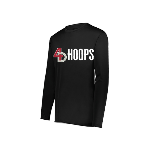 [222822.080.XS-LOGO2] Men's LS Smooth Sport Shirt (Adult XS, Black, Logo 2)