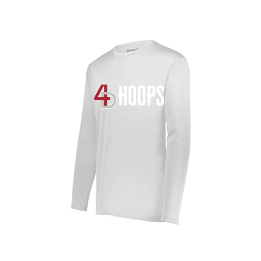 [222822.005.XS-LOGO2] Men's LS Smooth Sport Shirt (Adult XS, White, Logo 2)