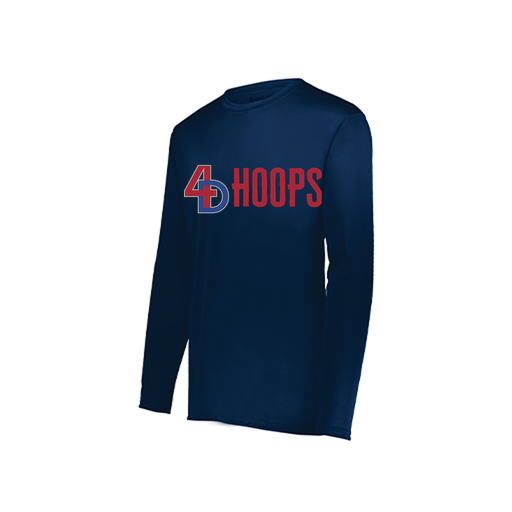 [222822.065.XS-LOGO1] Men's LS Smooth Sport Shirt (Adult XS, Navy, Logo 1)