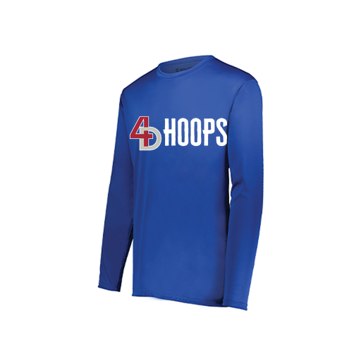 [222822.060.XS-LOGO2] Men's LS Smooth Sport Shirt (Adult XS, Royal, Logo 2)