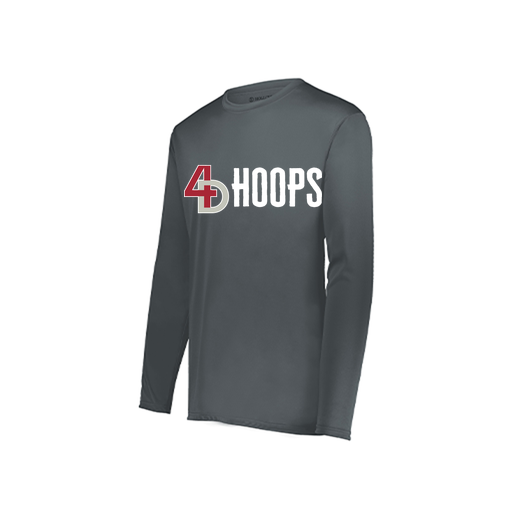 [222822.059.XS-LOGO2] Men's LS Smooth Sport Shirt (Adult XS, Gray, Logo 2)
