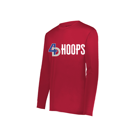 [222822.083.XS-LOGO3] Men's LS Smooth Sport Shirt (Adult XS, Red, Logo 3)