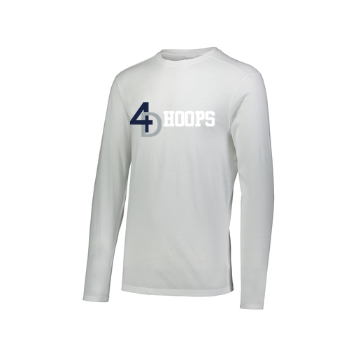 [3075.005.XS-LOGO2] Men's LS Ultra-blend T-Shirt (Adult XS, White, Logo 2)