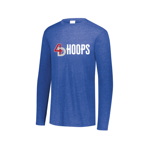 [3075.U55.XS-LOGO2] Men's LS Ultra-blend T-Shirt (Adult XS, Royal, Logo 2)