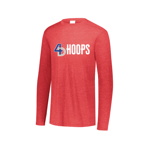 [3075.V96.XS-LOGO3] Men's LS Ultra-blend T-Shirt (Adult XS, Red, Logo 3)