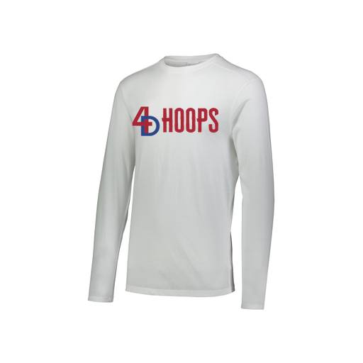 [FTLCUBWH-YS-LOGO1] Decker Youth Tri-Blend T-Shirt - Long Sleeve (Youth S, White, Logo 1)