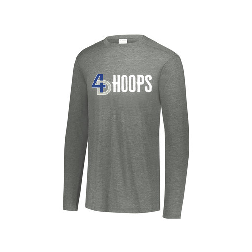 [3076.013.S-LOGO3] Youth LS Ultra-blend T-Shirt (Youth S, Gray, Logo 3)