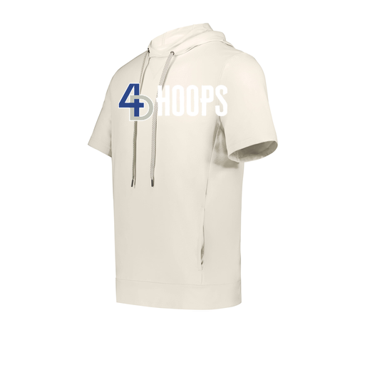 [222605-WHT-YS-LOGO3] YOUTH VENTURA SOFT KNIT SHORT SLEEVE HOODIE (Youth S, White, Logo 3)