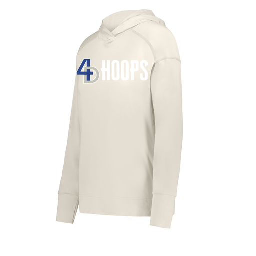[222798-WHT-FAXS-LOGO3] Ladies Ventura Thin Knit Hoodie (Female Adult XS, White, Logo 3)